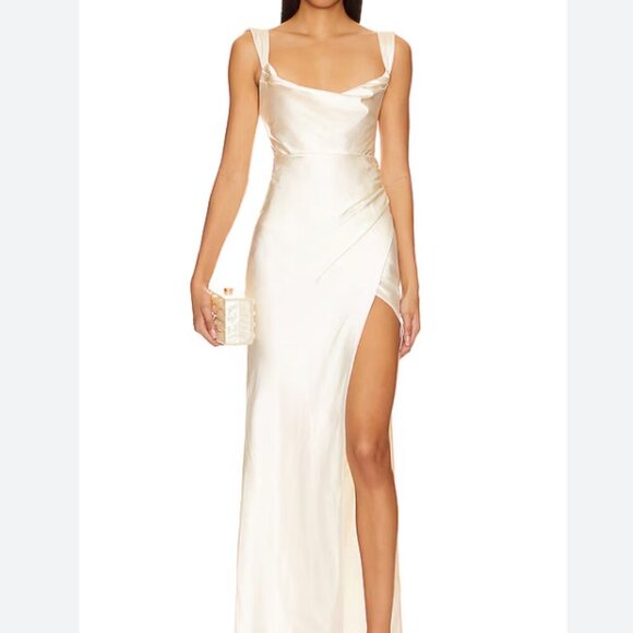 NWT Runaway The Label Havanna Midi Dress in Ivory size medium - Picture 2 of 7